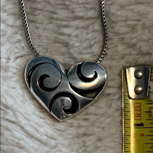 Brighton Adjustable Heart Necklace. NWOT - Picture 8 of 10